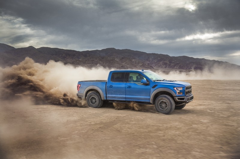 Ford, desert, dirt, outdoors, car, blue cars, vehicle, Ford F-150 Raptor