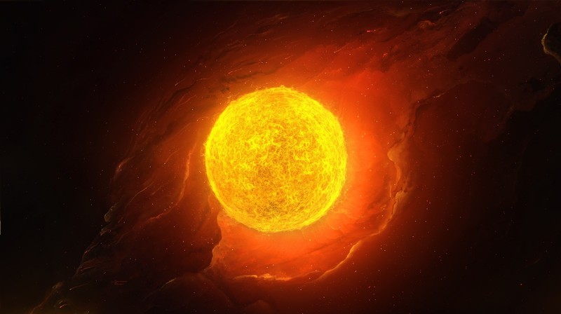 space, Sun, space art, digital art