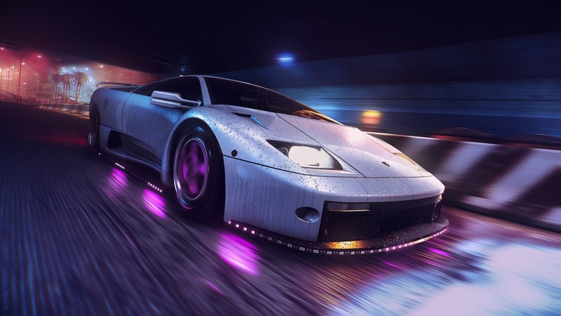 car, digital art, vehicle, Lamborghini, Lamborghini Diablo