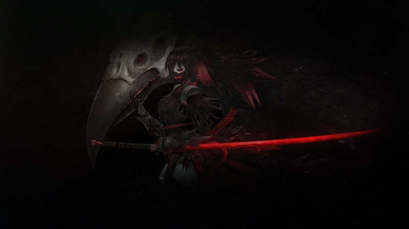 dark, anime, anime girls, fantasy art, fantasy girl