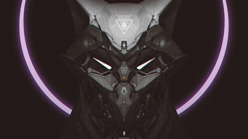 mask, robot, WINT FOX, frontal view