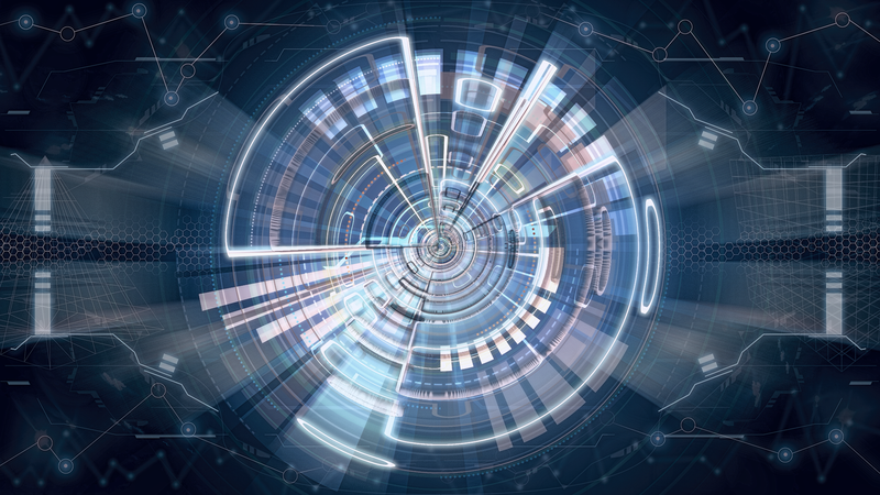 science fiction, tech, futuristic, HUD, abstract