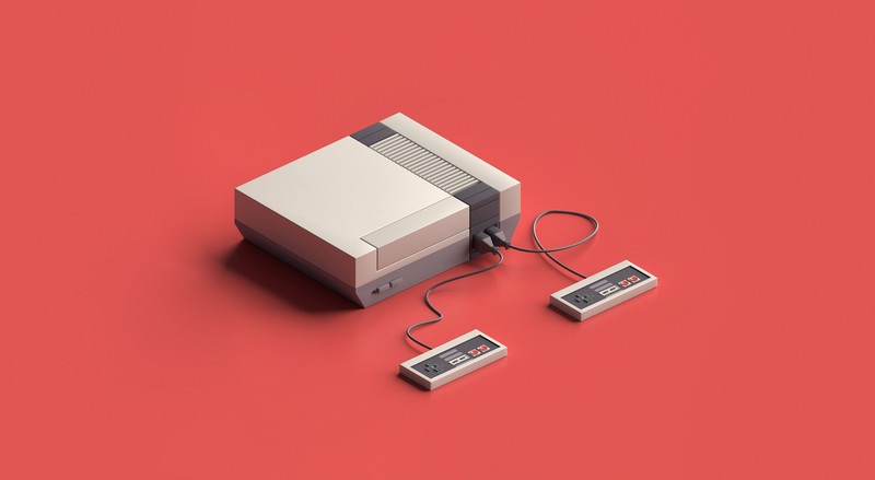 simple background, Nintendo, Nintendo Entertainment System, video games, retro games, controllers