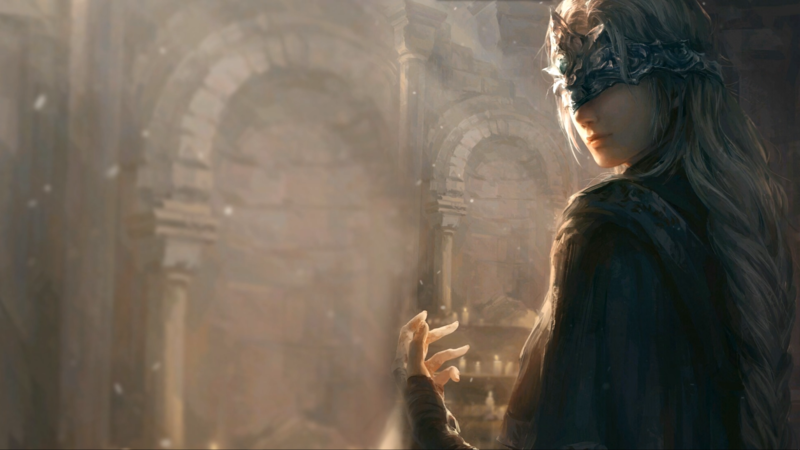 anime girls, anime, comic art, Dark Souls