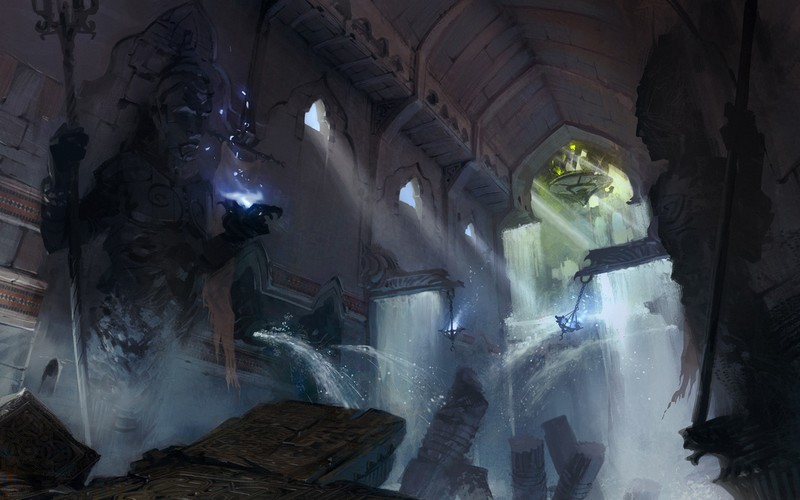 Prince of Persia (2008), Prince of Persia, landscape, desert, fantasy art, temple