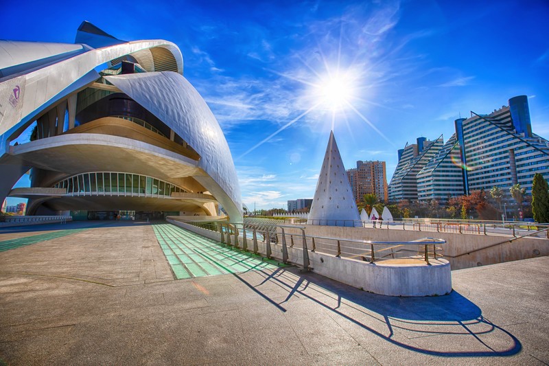 Spain, cityscape, city, Sun, architecture, Valencia (Spain)