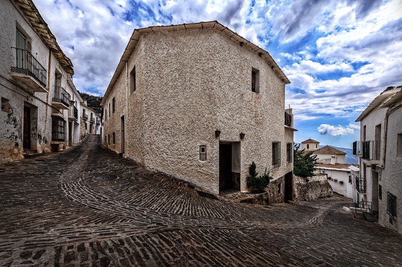 old, town, street, building, outdoors