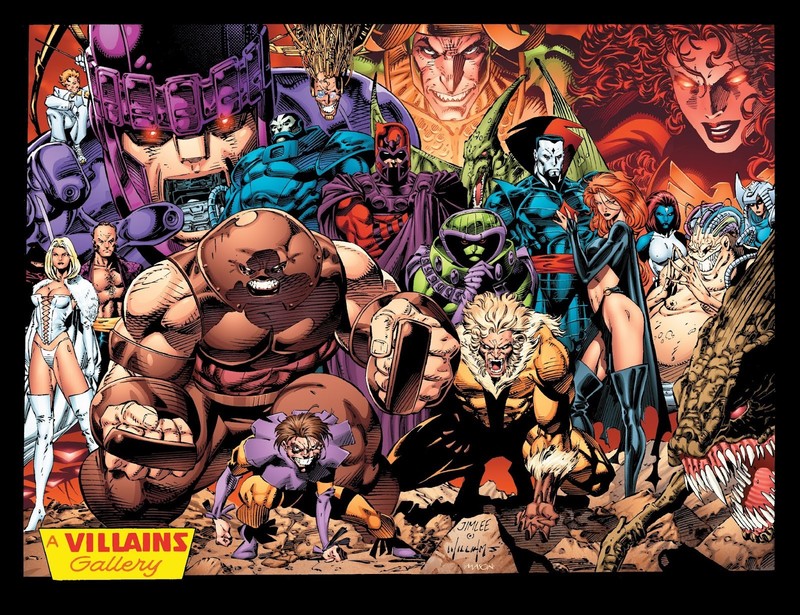 X-Men, Villains Gallery, Juggernaut, Toad (character), Sabretooth, Mr. Sinister, Mystique, Mojo, Brood, Sentinel, Apocalypse (character), Dark Pheonix, Madelyne Pryor, Brotherhood of Mutants, Sebastion Shaw, White Queen, Brotherhood of Evil Mutants, Emma Frost, Jim Lee, Loki, Magneto, Sauron
