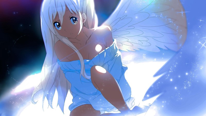 anime, anime girls, fantasy art, wings, fantasy girl