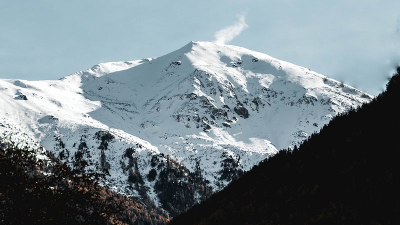 mountain, snow, peak, swiss alps, switzerland, 4k
