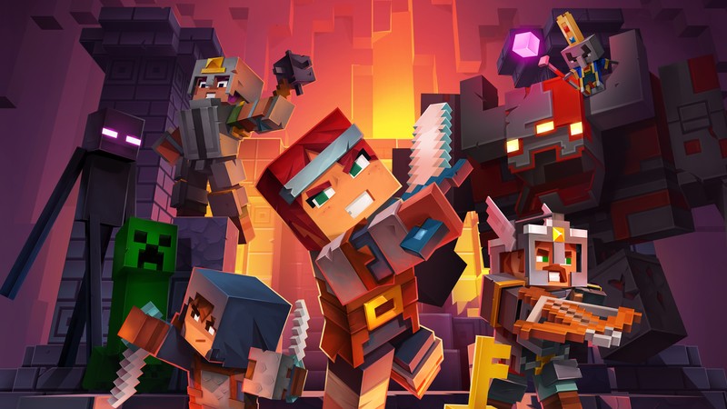 game art, video game art, Minecraft, video games, PC gaming