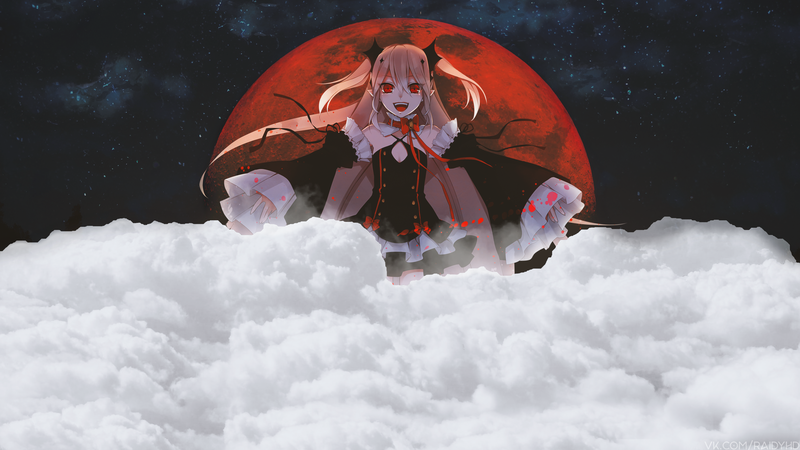 anime, anime girls, picture-in-picture, Krul Tepes, Owari No Seraph