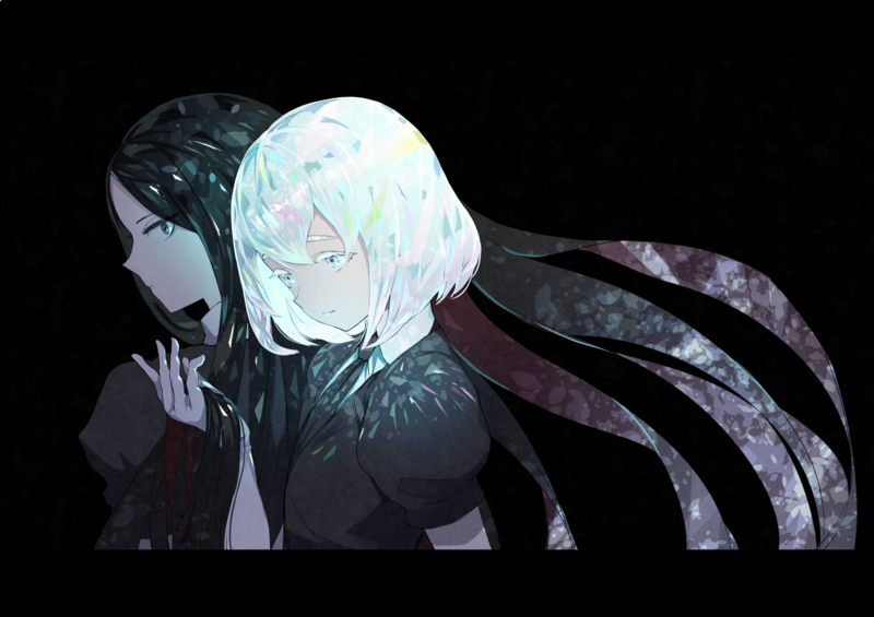 anime girls, anime, Comic Girls (Series), Houseki no Kuni, Bort (Houseki no Kuni), Diamond (Houseki no Kuni)