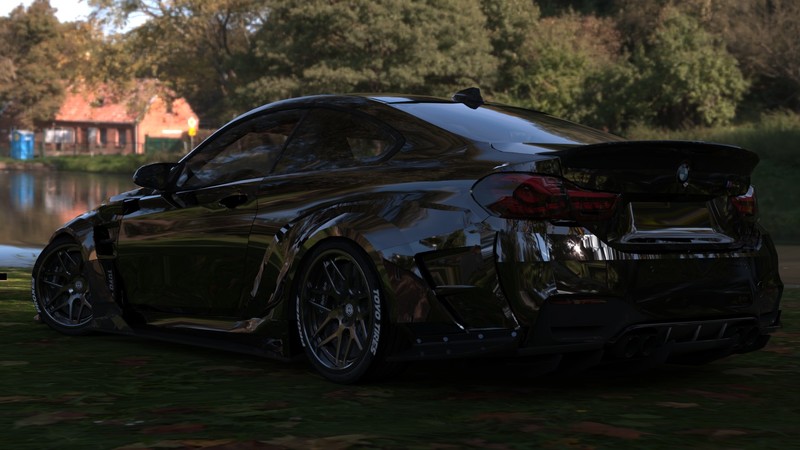 BMW, VARIS, white cars, black cars, sports car, BMW M4, car