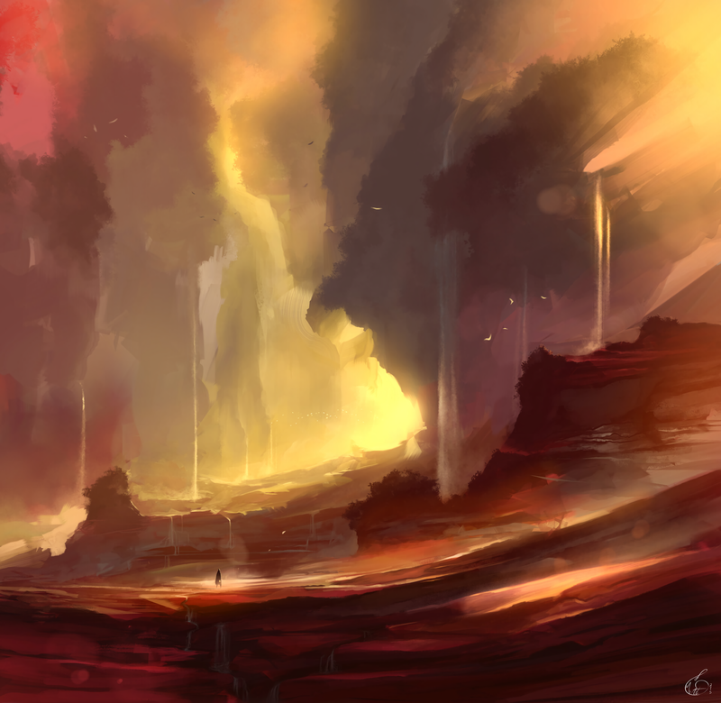 artwork, digital art, painting