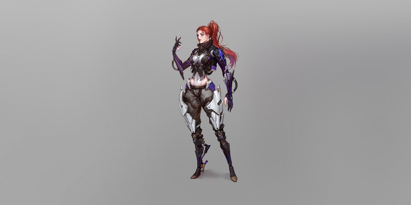 simple background, fantasy art, fantasy girl