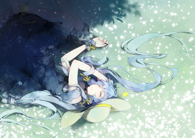 anime, anime girls, closed eyes, hat