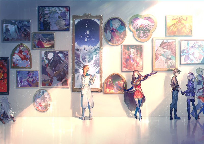 Fate/Grand Order, Fate Series, Leonardo da Vinci, Mashu Kyrielight, anime, FGO