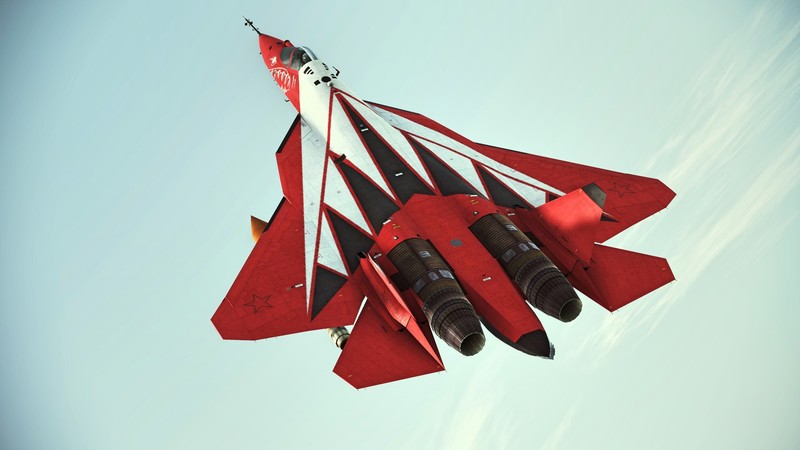 airplane, jet fighter, aircraft, military aircraft, Sukhoi, vehicle, military, PAK FA