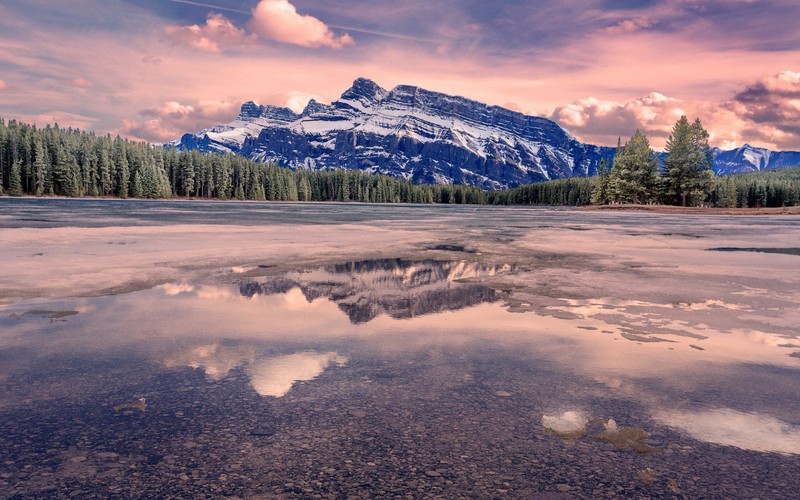lake, nature, mountains, wood, landscape, outdoors