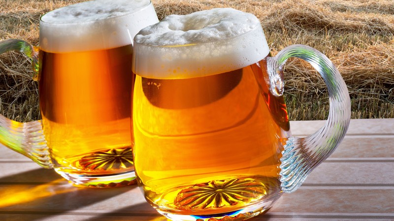 beer, drink, alcohol, drinking glass, food