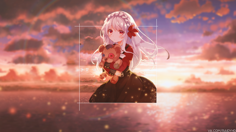 anime, anime girls, picture-in-picture