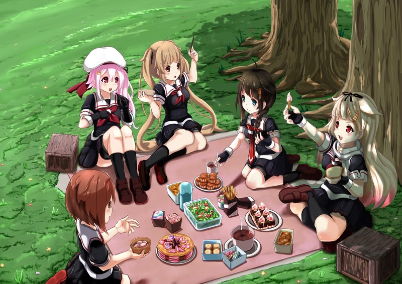 anime, anime girls, comic art