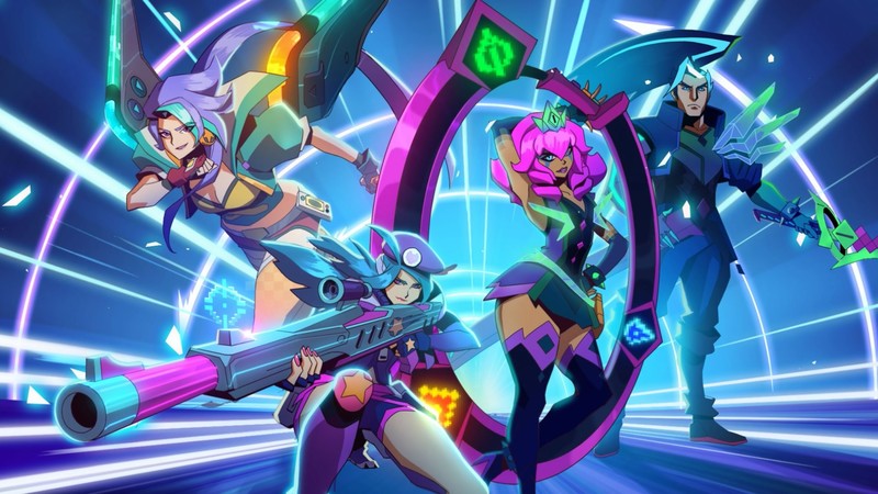 Riot Games, League of Legends, arcade, Arcadia, 3D graphics, Skins, Caitlyn (League of Legends), Yasuo (League of Legends), KaiSa