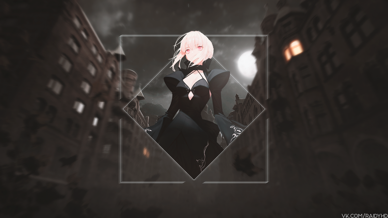 anime, anime girls, picture-in-picture, Fate Series, Saber
