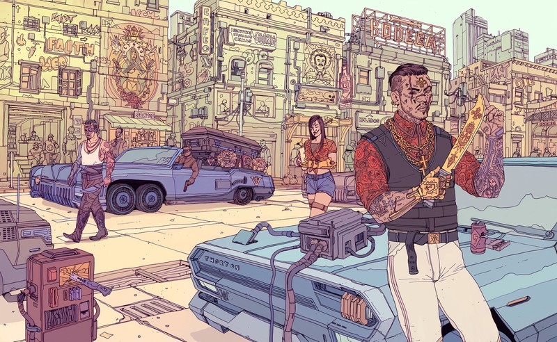 science fiction, futuristic, artwork, Cyberpunk 2077