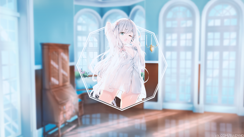 anime, anime girls, picture-in-picture, Izumi Sagiri, Eromanga-sensei