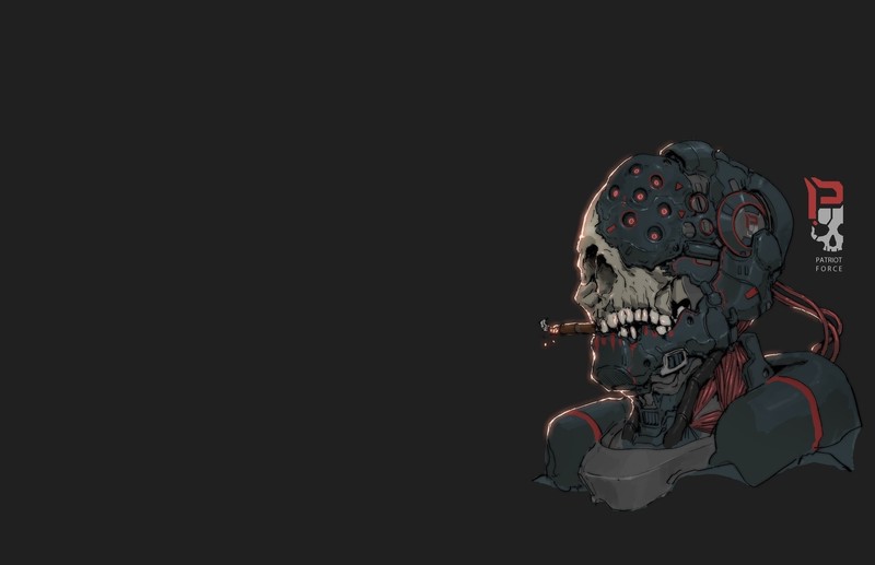Ching Yeh, skull, cigarettes