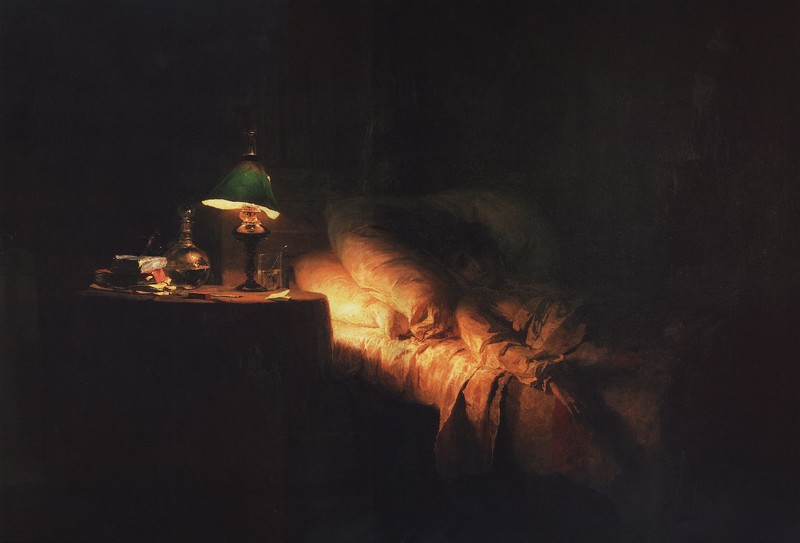 traditional art, Traditional Artwork, painting, Polenov Vasiliy, Sick Girl