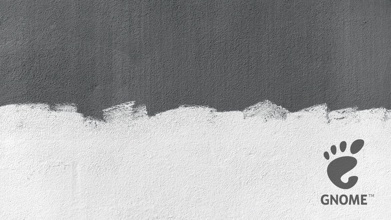 abstract, GNOME, monochrome, grey, Linux