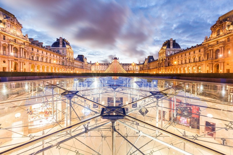 glass, city, Paris
