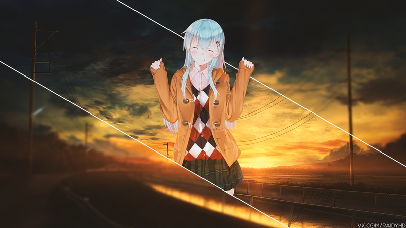 anime, anime girls, picture-in-picture, Hatsune Miku