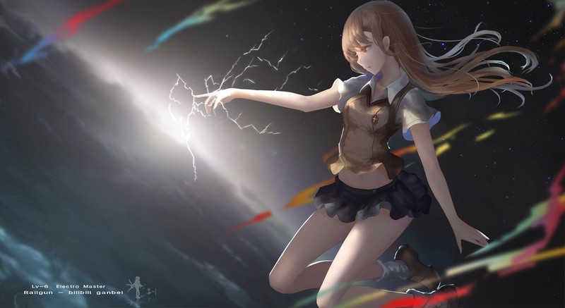 anime girls, anime, railguns, Misaka Mikoto