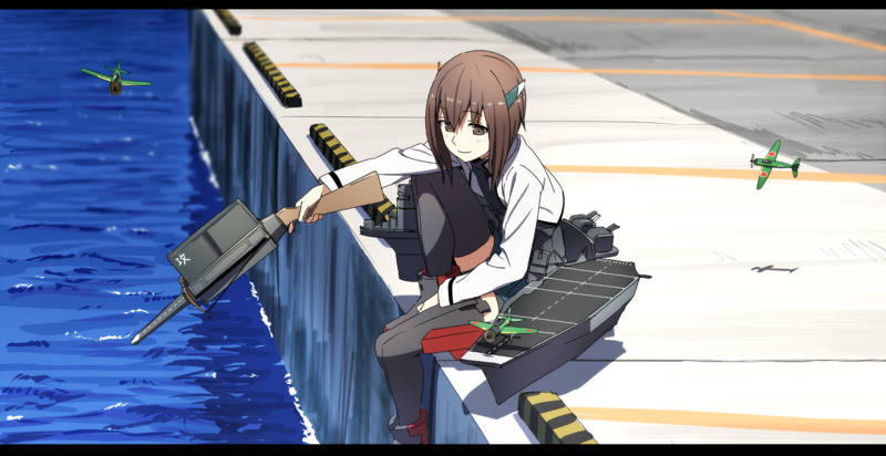 anime, comic art, anime girls, Kantai Collection