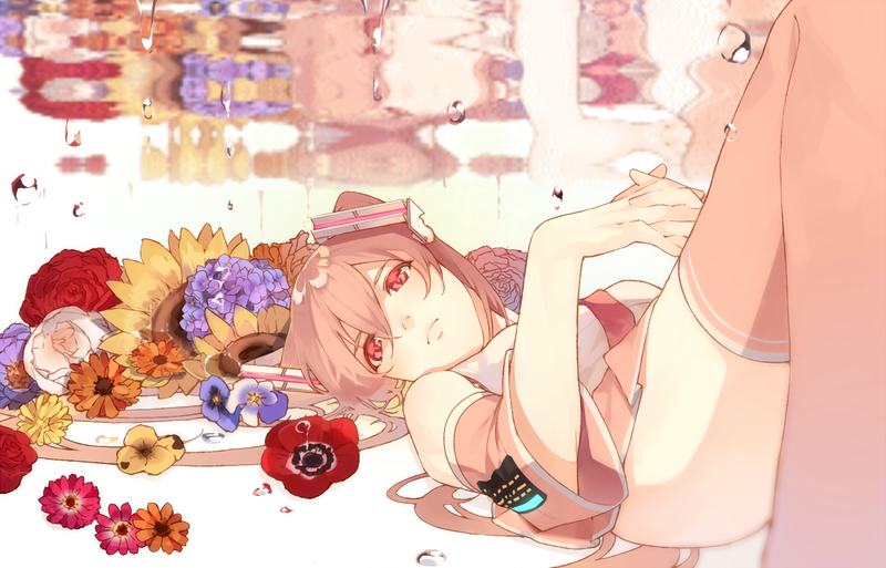 anime, comic art, Quadratic element, anime girls
