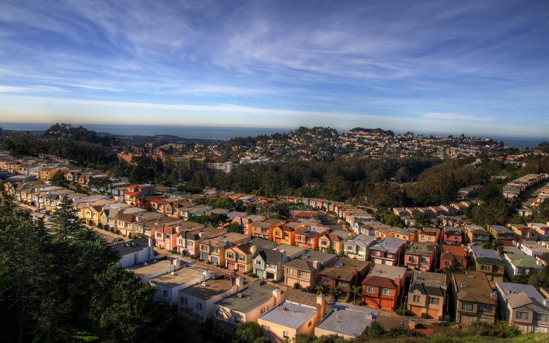 San Francisco, house, cityscape, USA