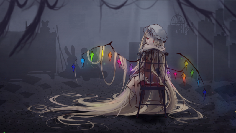 comic books, animation, comic art, anime, anime girls, long hair, blond hair, red eyes