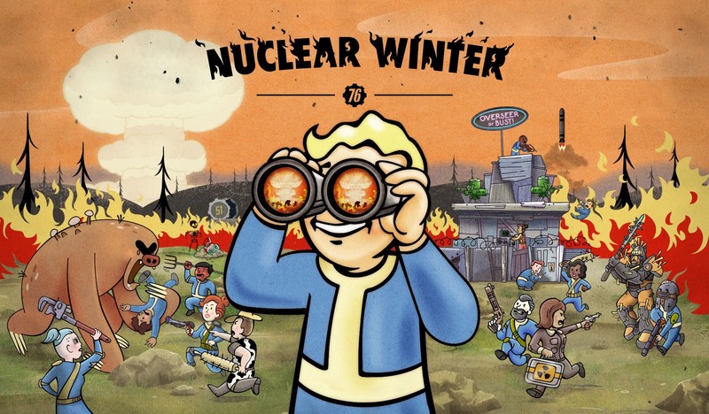 Fallout 76, video games, video game art, humor