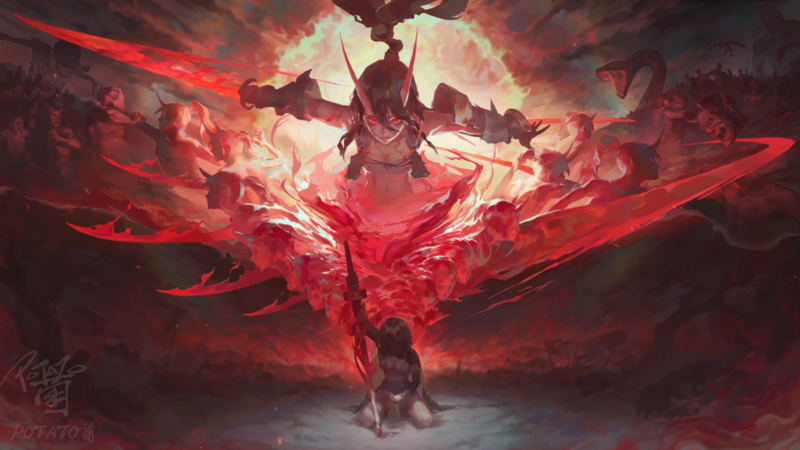comic art, animation, Onmyoji, anime