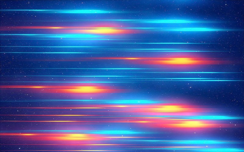abstract, stars, glowing, space, lines