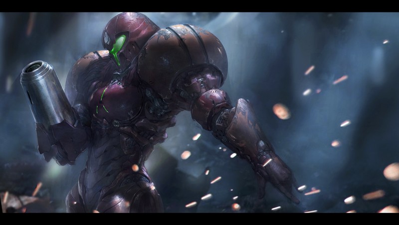 Metroid, Metroid Prime, Samus Aran, video games, video game art