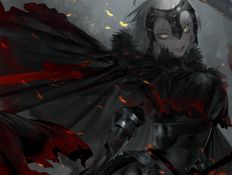 Jeanne (Alter) (Fate/Grand Order), Avenger (Fate/Grand Order), Fate Series, video game girls, yellow eyes