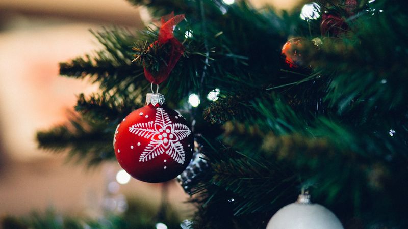 christmas toy, ball, christmas, new year, decoration, 4k