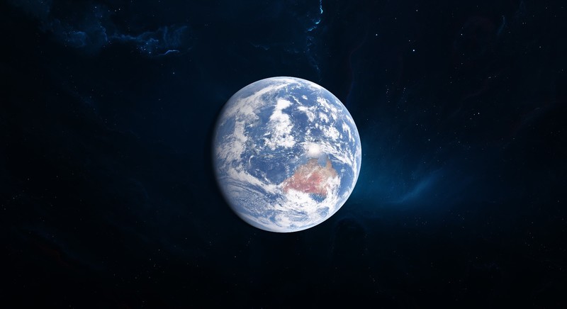 planet, space, space art, digital art, Earth