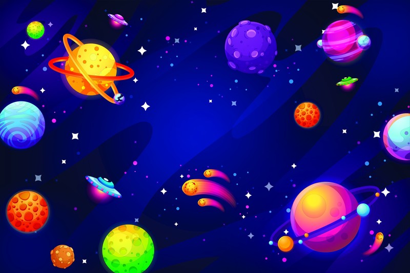 digital, digital art, artwork, science fiction, colorful, space, planet, UFO, UFOs, spaceship, spacescapes, stars, meteors, comet, meteorite, nebula