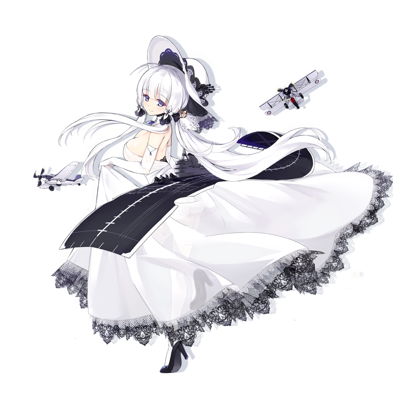 Azur Lane, Illustrious (Azur Lane), black background